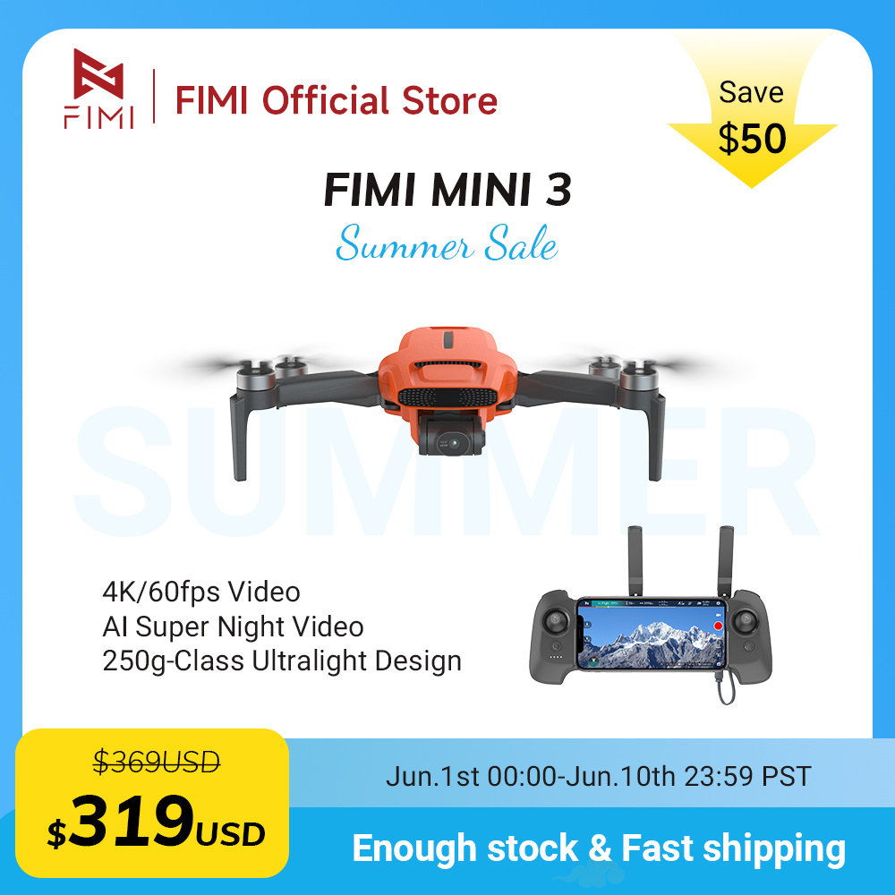 Rc Hobby Drone - FIMI MINI 3 Camere drone 4K