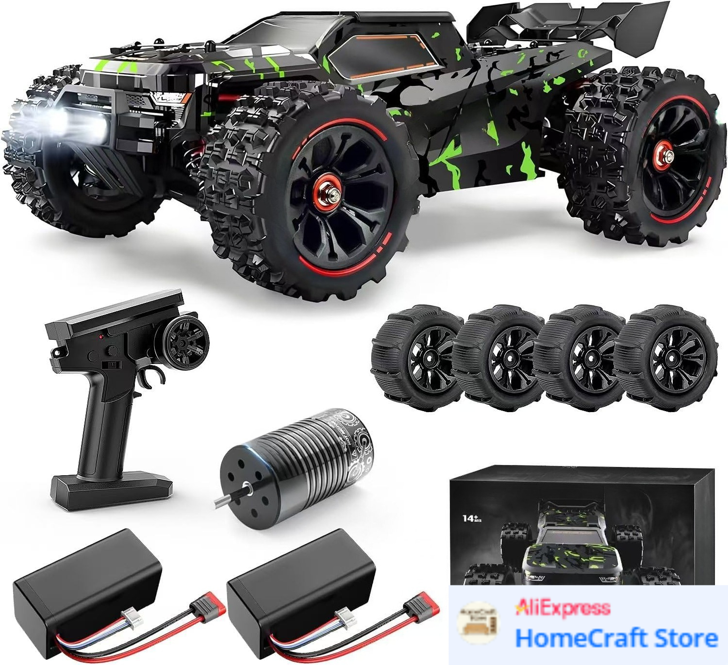Rc Hobby Toucan - 1/14 Brushless RC Cars for Adults