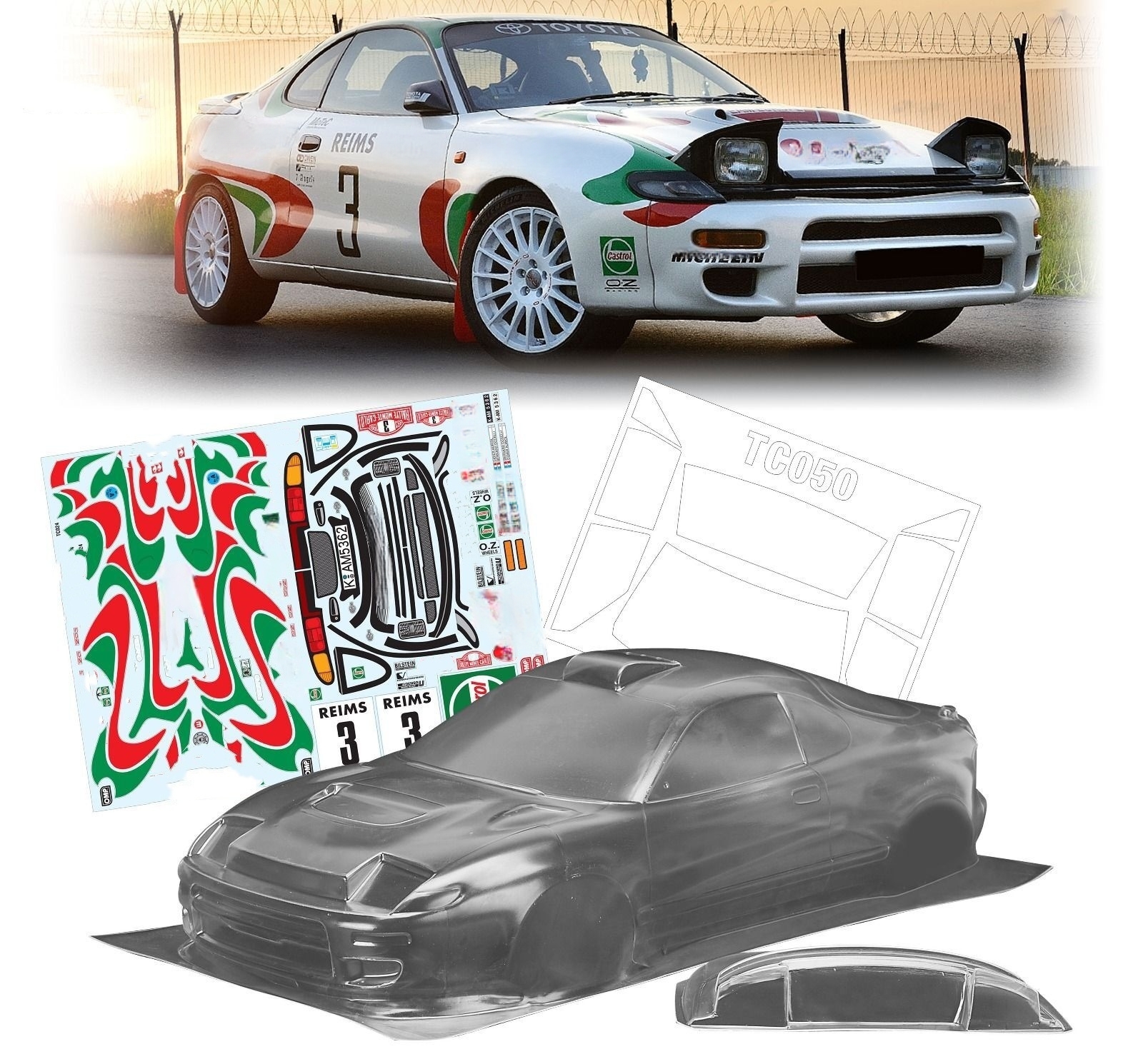 1/10 Celica GT4 Rally Hidden h - Body Shell Rc 리뷰 및 가격