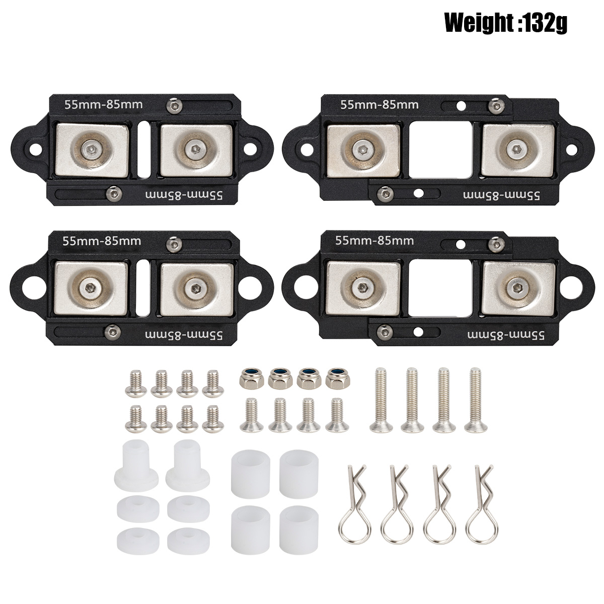 4PCS 55-85mm Adjustable Magnet - Body Shell Rc 리뷰 및 가격