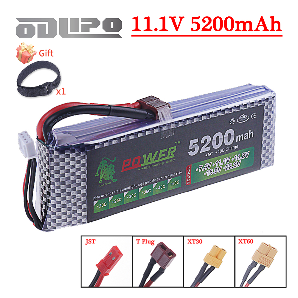 3S Lipo Battery 11.1V 5200mah  - Rc Hobby Drone 리뷰 및 가격
